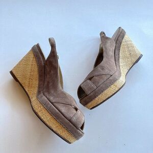 Stuart Weitzman Slingback‎ Sandals Womens 9.5M Tan